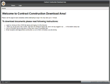 Tablet Screenshot of contractholdingsltd.123abc.co.nz