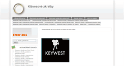 Desktop Screenshot of klavesovezkratky.123abc.cz